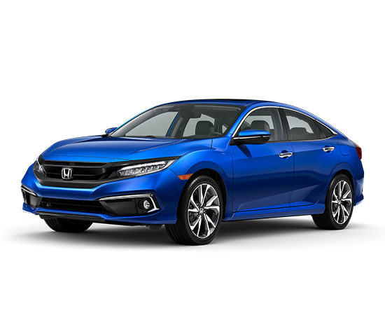 2019 Civic Sedan Aegean Blue Metallic Touring